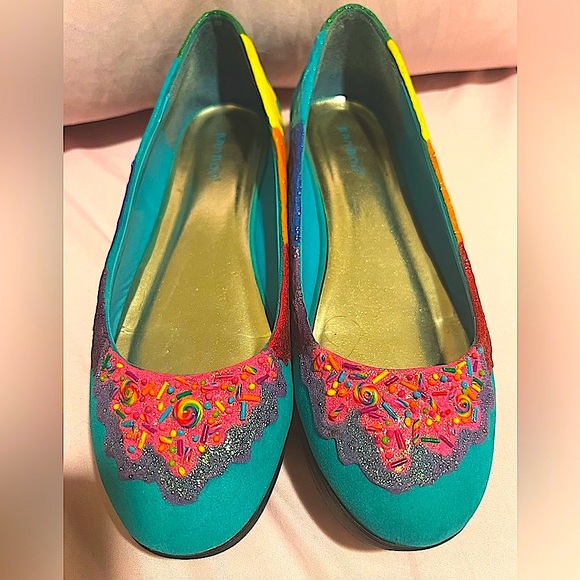 BAMBOO Shoes - Cute Handmade Candy low wedges
